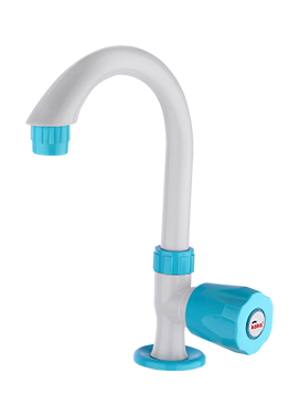  swan neck taps in bathroom